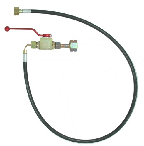 Bündelschlauch, DN12, 1500 mm, Acetylen, M24x1,5LH konisch dichtend