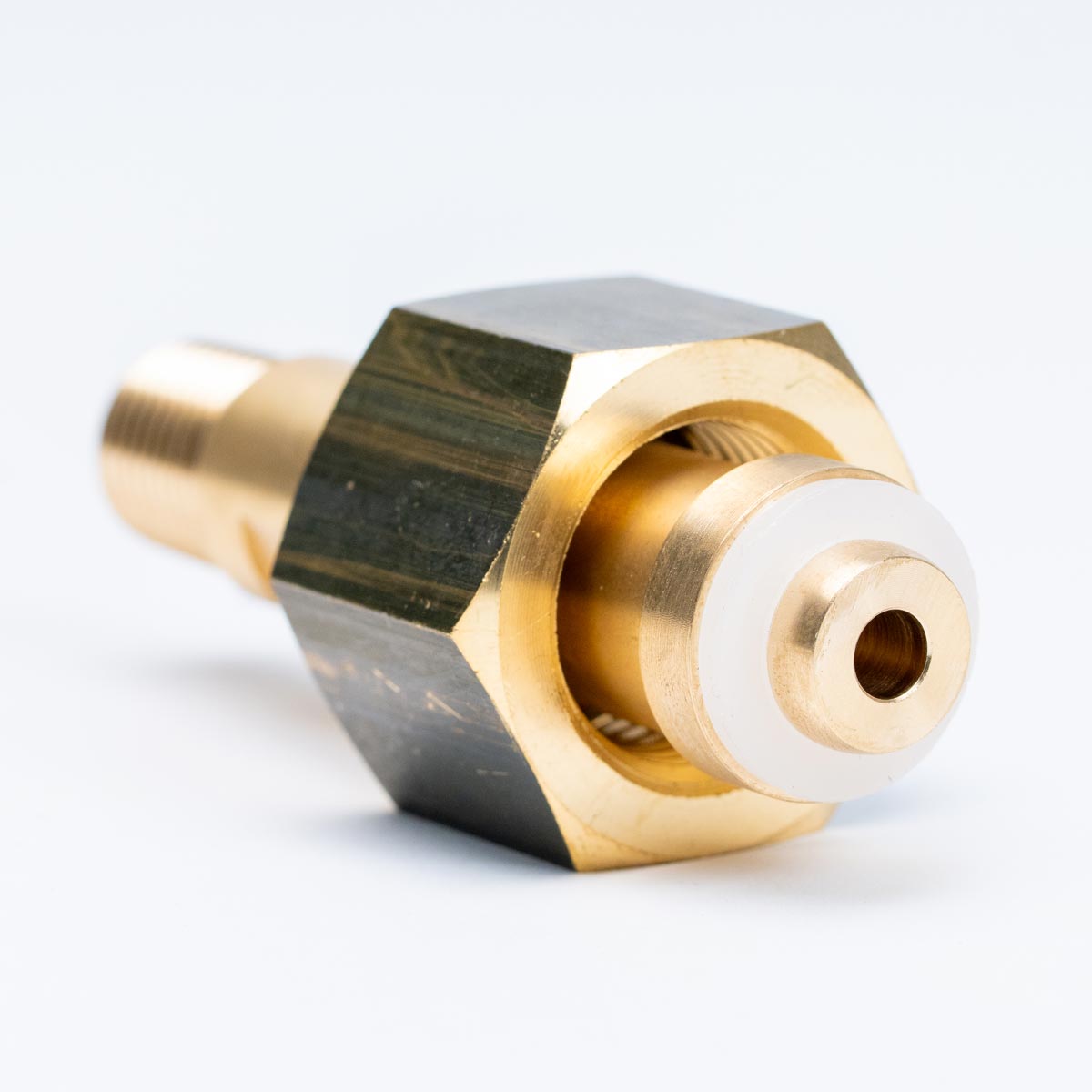 Flaschenanschluss komplett, DIN 477-1, FA 1 in Messing
