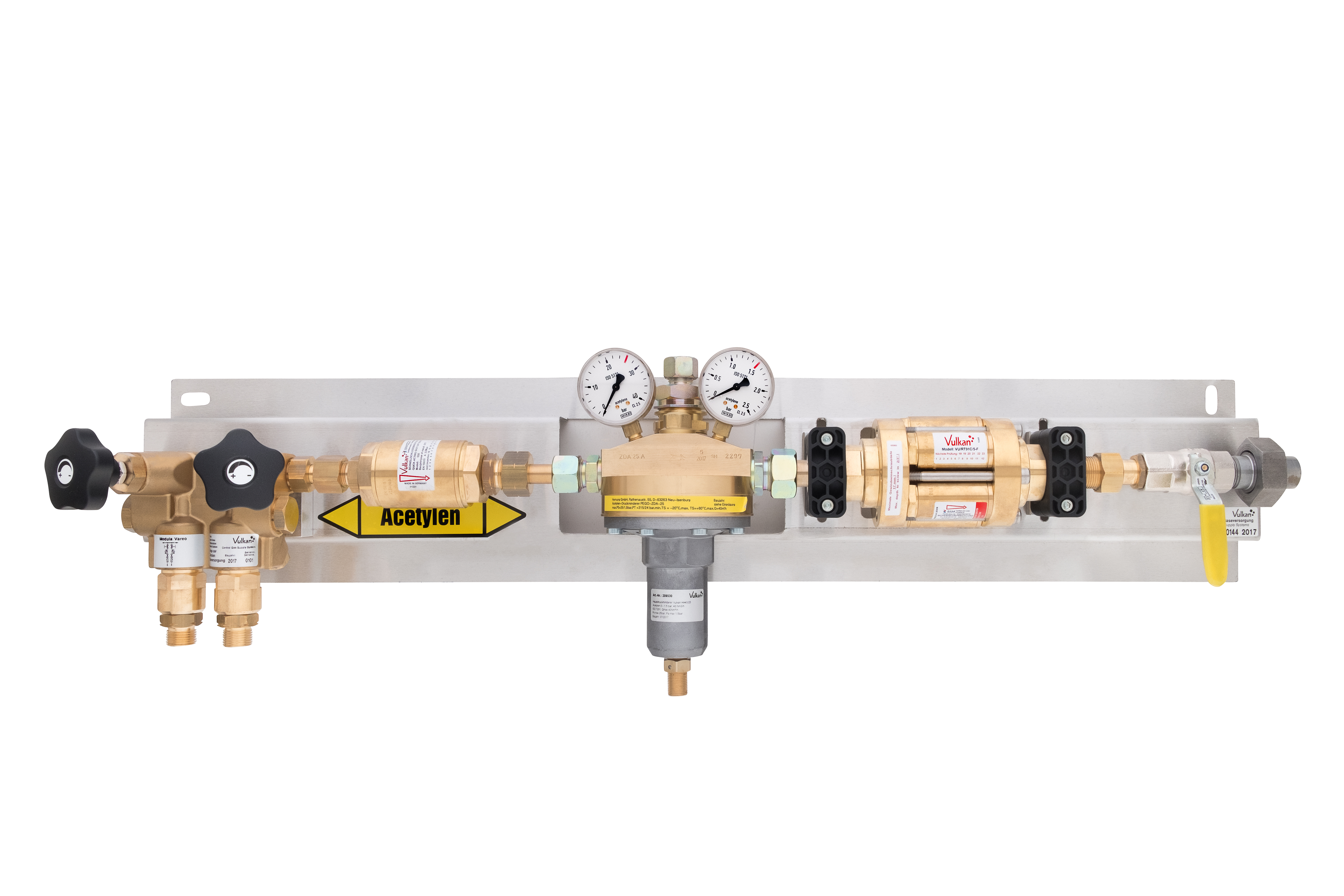 Basisstation Modula Vareo BSA 40B Acetylen, 0 - 1,5 bar, 38 Nm³/h