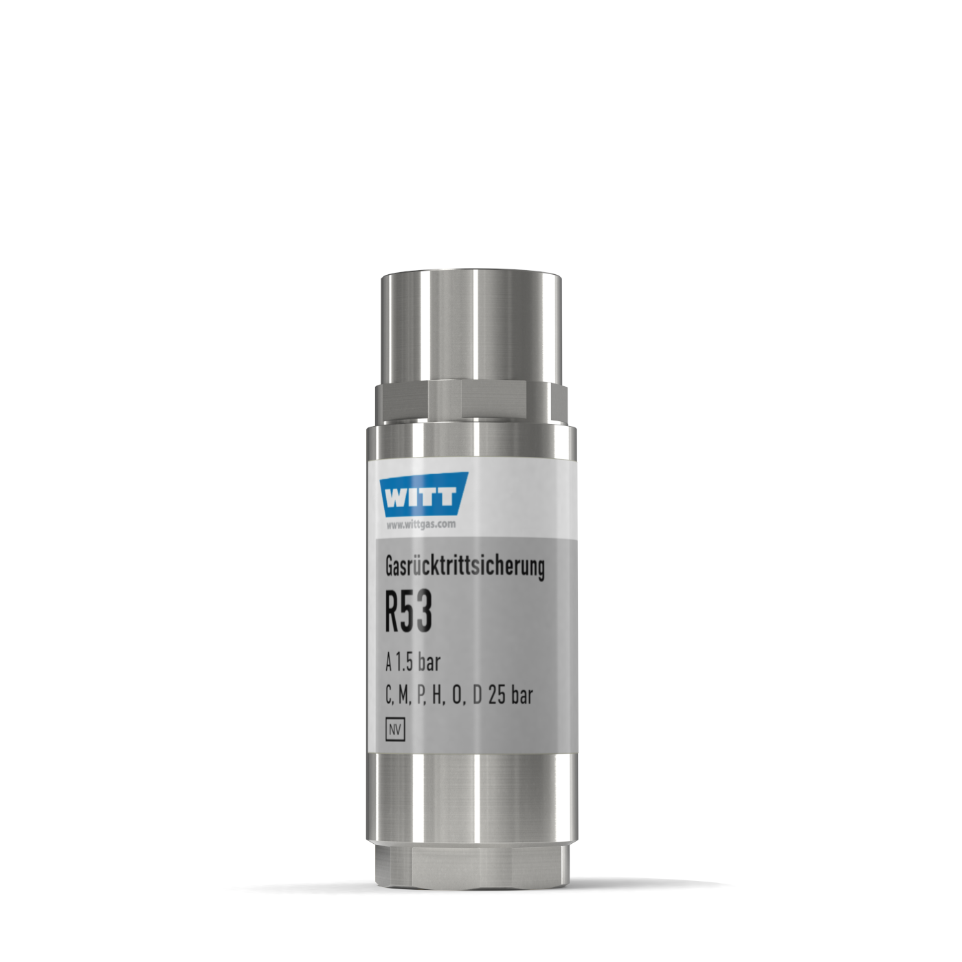 Gasrücktrittsicherung R53-ES Sauerstoff und Brenngas G 1/4RH