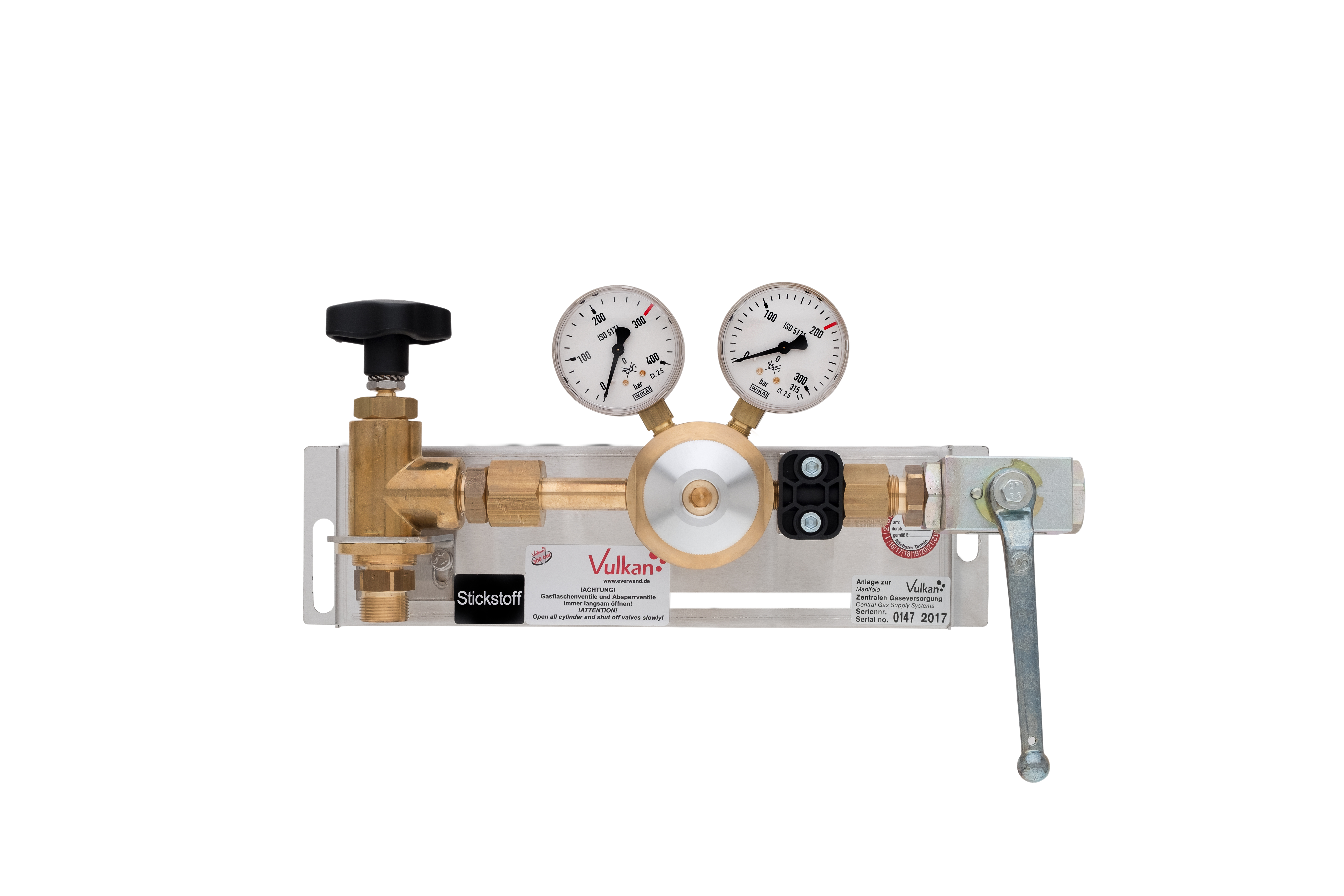 Einzelbündelanlage Vulkan EB 300/200K Stickstoff, 10 - 200 bar, 480 Nm³/h